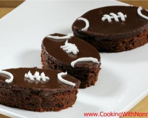 Nutella Football Brownies